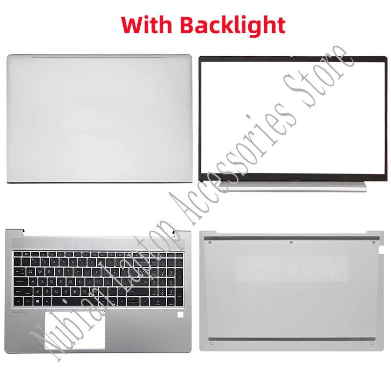 

NEW For HP PROBOOK 450 G8 455R G8 ZHAN 66 15 G4 G5 LCD Back Cover 52X8QLCTP40 / Front bezel /Palmrest 4BX8QTATP30 / Bottom Case