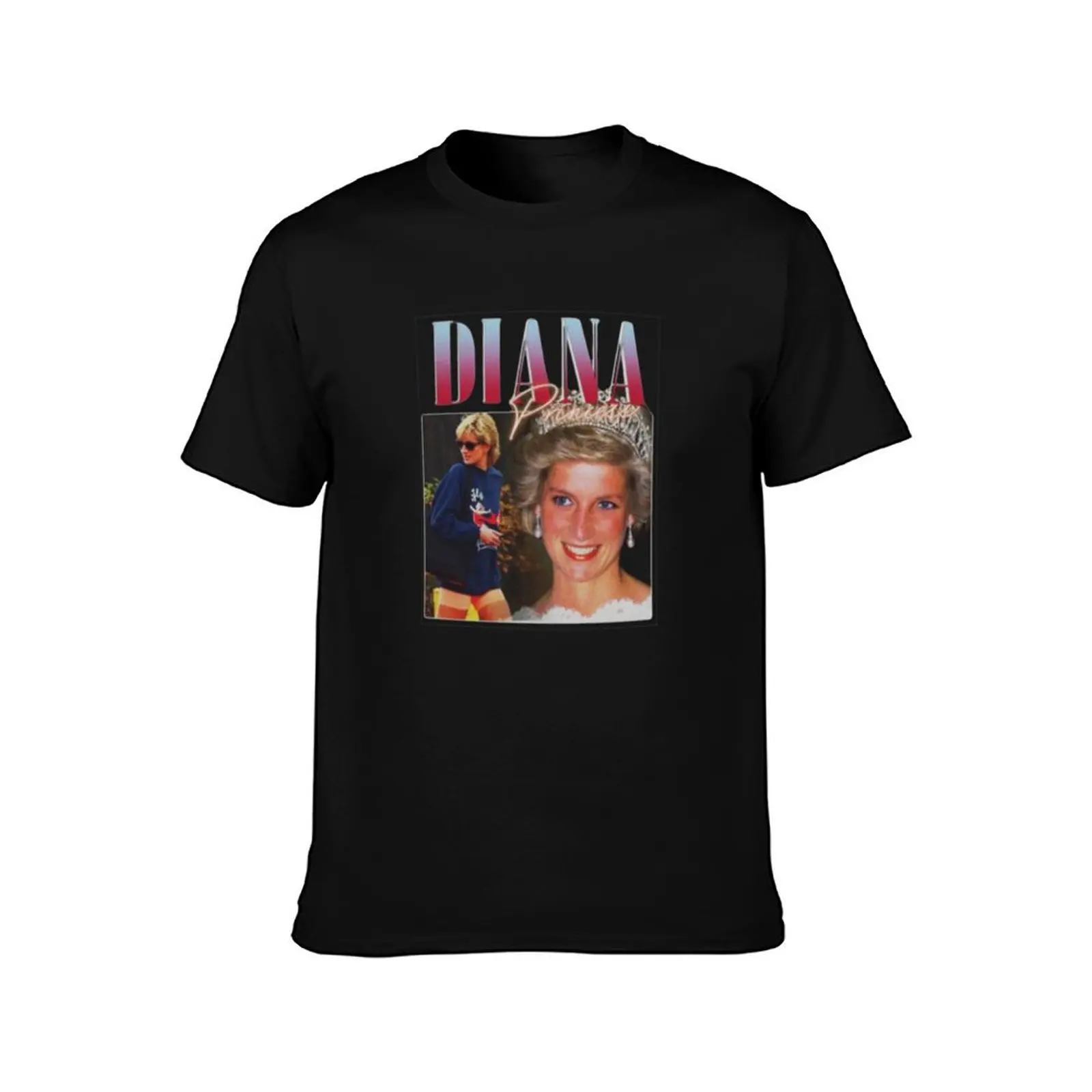 PRINCESS DIANA Rap Hip Hop Princess Diana 90s Retro Vintage T-Shirt plus size clothes oversized mens t shirt