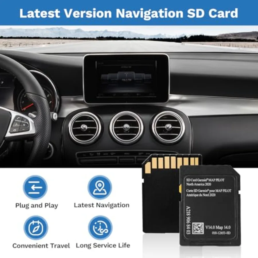 Latest Version Navigation SD Card Fits for B-Class B250e 2015-19, CLA 250/CLA 250 4MATIC/AMG CLA45 2015-20, CLS 400/CLS 400 4MA