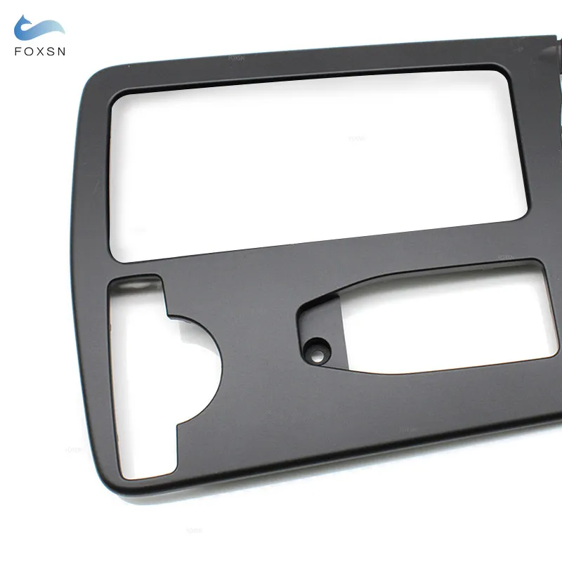 Lhd para mercedes benz w204 c180 c200 c300 w212 e300 acessórios do carro console central suporte de copo água obturador quadro exterior capa