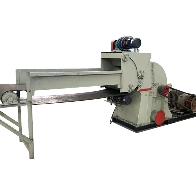 Forced-Feed Wood Crusher Equipment for Crushing Long Materials for Home Use Retail and Manufacturing Plant 220v Voltage