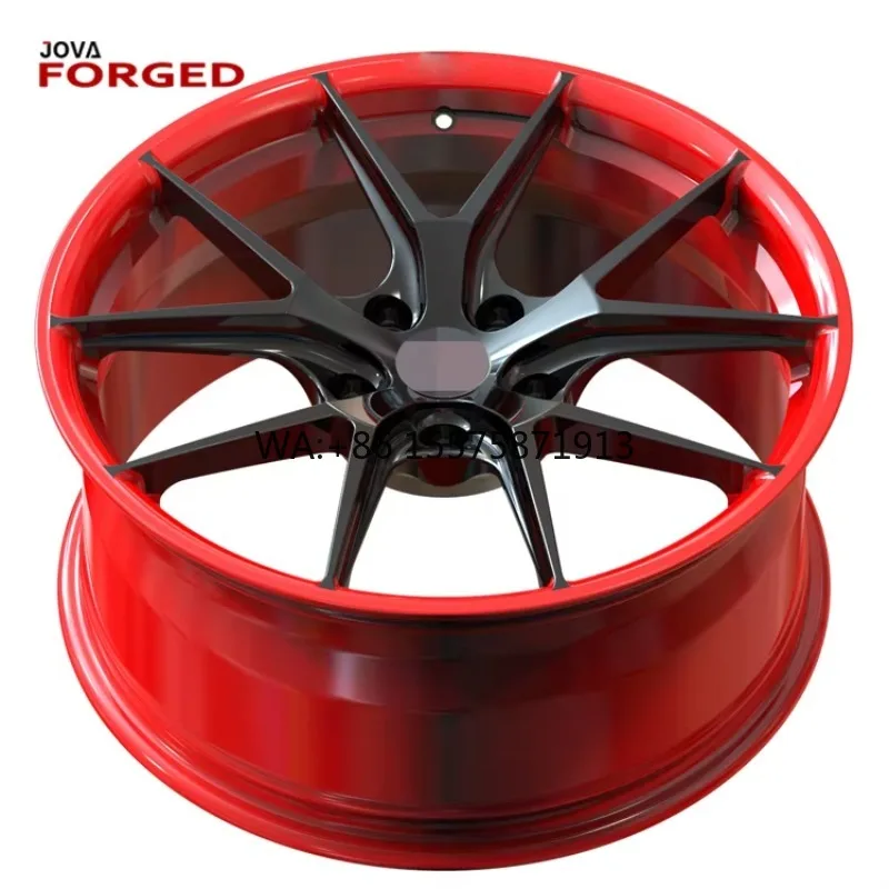 

One Stop Service FORGED Wheels Red N Black 19 Inch Deep Dish Wheels 5x114.3 for Jetta