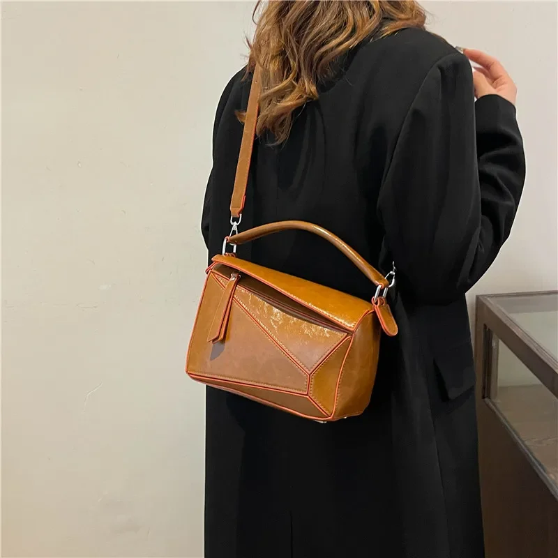 

Popular Women's Shoulder Bag Premium Leather Handbag Crossbody Tote Elegant Daily Use Luxury Brand