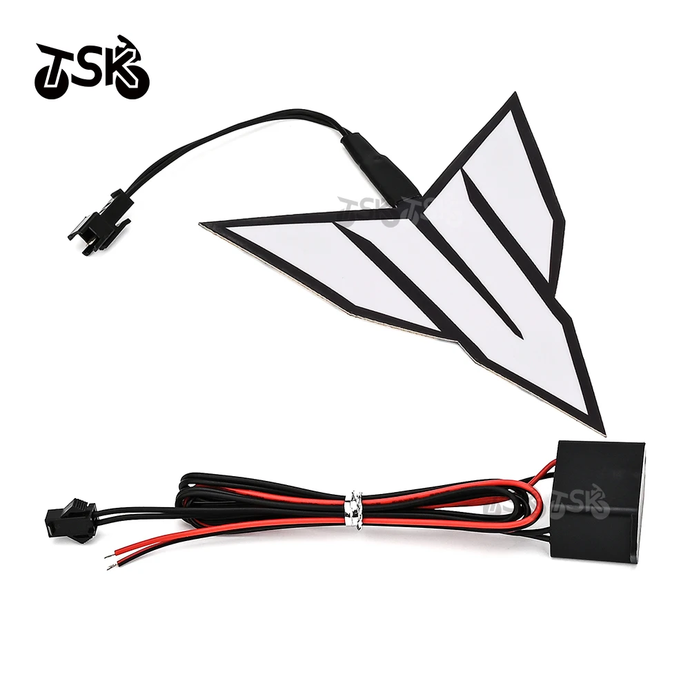 Luz noturna para passeio frio de motocicleta, adesivo para yamaha mt 03 mt 07 mt 09 mt 10 mt 125, decalque para capacete de motocicleta