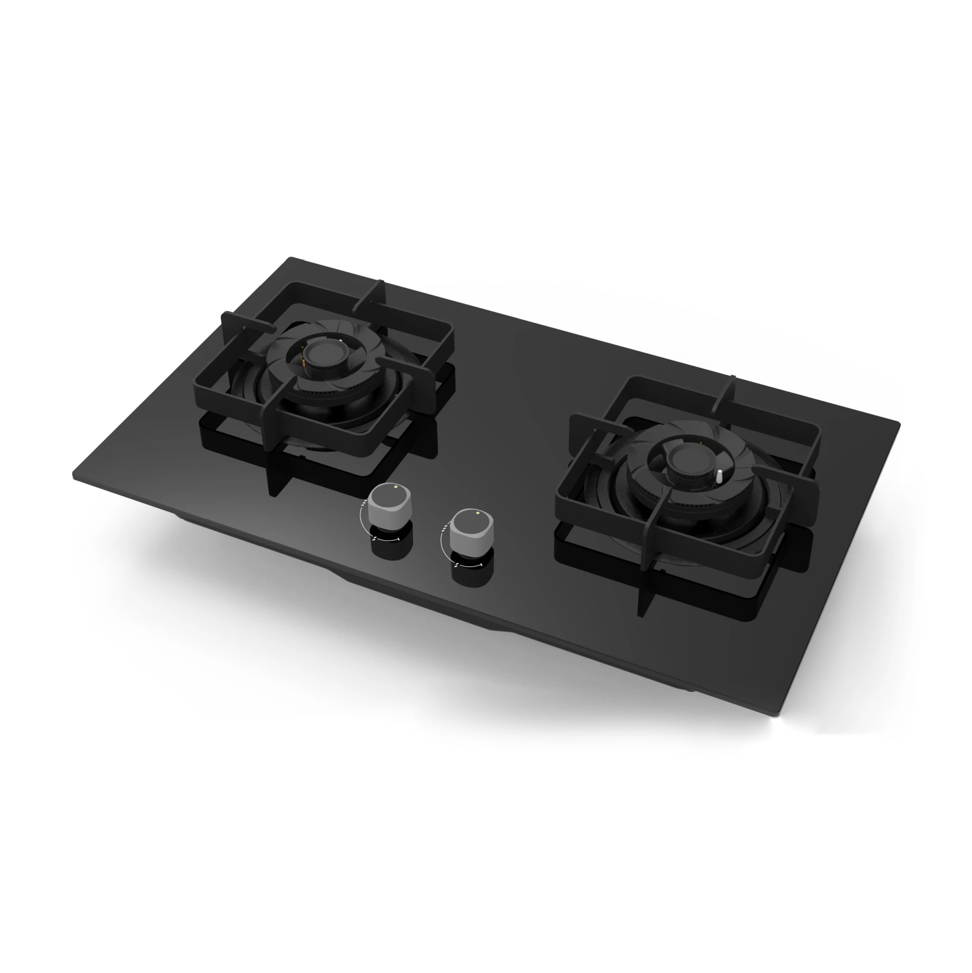 موقد غاز مدمج 5.0 كيلو وات - موقد مدخل هواء كامل بشعلة مزدوجة مع حريق شرسة، نطاق غاز طبيعي للمطبخ المنزلي