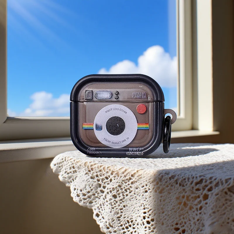 حافظة كاميرا عتيقة لأجهزة Apple Airpods Pro 3 1st 2nd 3rd غطاء الجيل لأجهزة Airpods 4 2 Gen New Air Pods غطاء حماية
