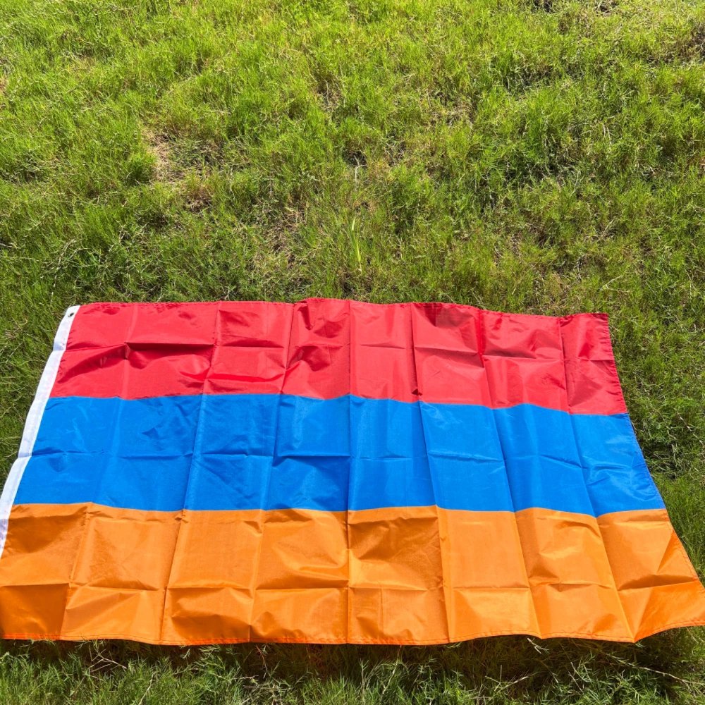 Armenia flag90*150cm Armenia flag Banner Hanging polyester National flag Home Decoration flag banner