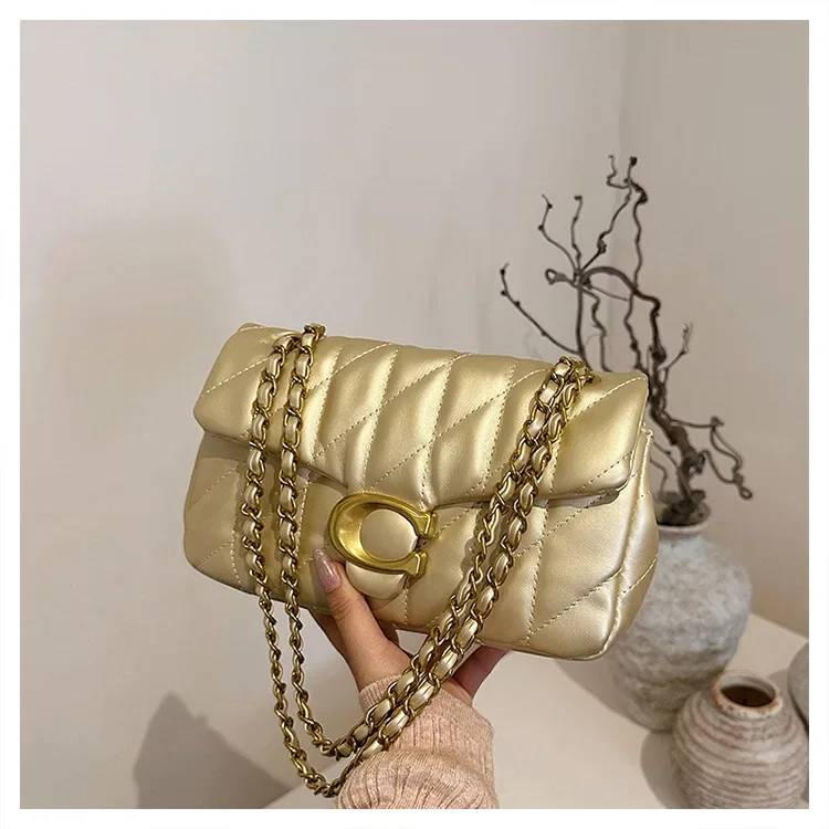 حقيبة شبكية ماسية متقدمة، حقيبة نسائية صغيرة عالية الجودة، حقيبة كروس صغيرة بنمط عطري، حقيبة جديدة، حقيبة كتف #4