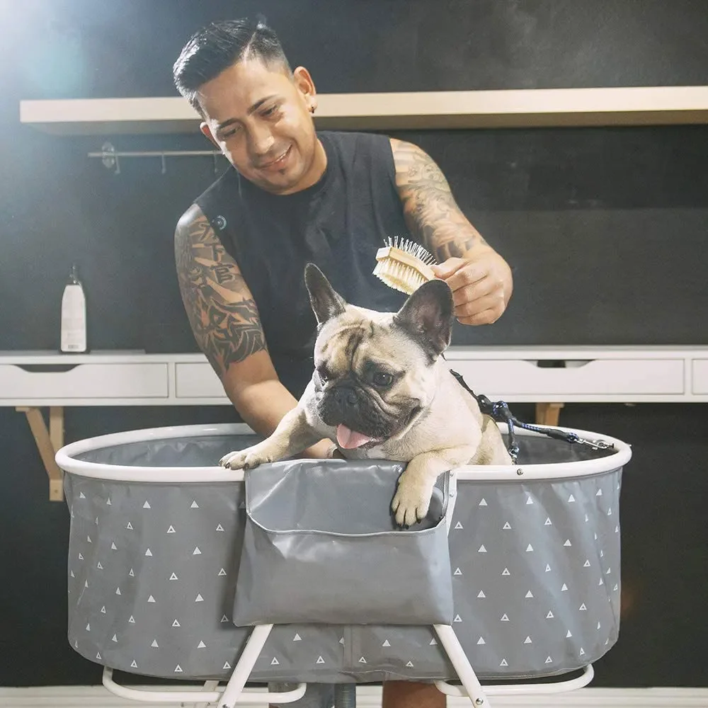 Wholesale Pet Dog Cat Washing Shower Grooming Bath Tub Basin Portable Elevated Folding Dog Bath Tub