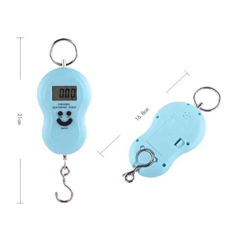 Portable 50Kg 10g Hanging Scale Digital Scale BackLight Electronic Fishing Weights Pocket Scale Luggage Scales