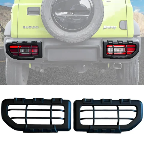 2 Шт., Матовый Черный ABS, Крышка Заднего Противотуманного Фонаря Для Suzuki Jimny JB64 JB74 2019-2024