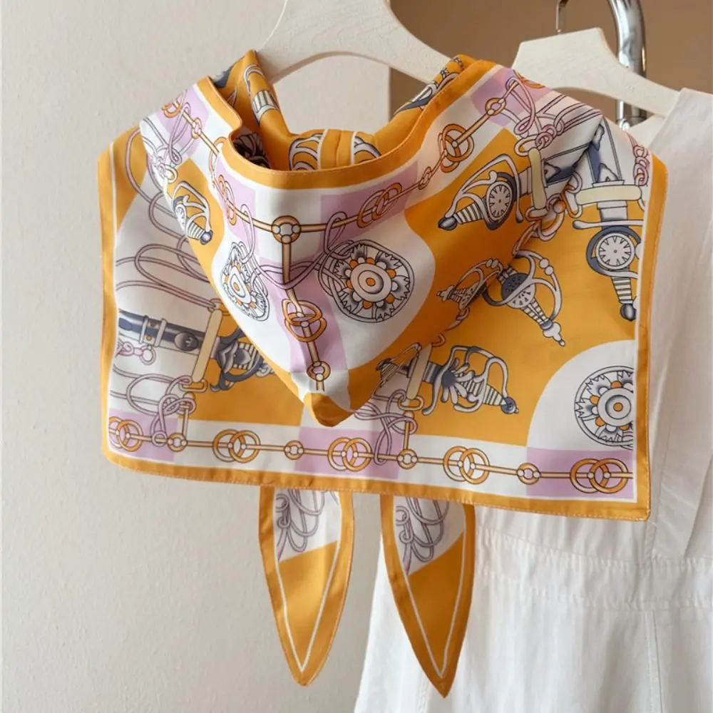 

National Style Summer Hooded Silk Shawl Sun Protection Multifunction Sunscreen Scarf Luxury All-match Windproof Headdress Beach