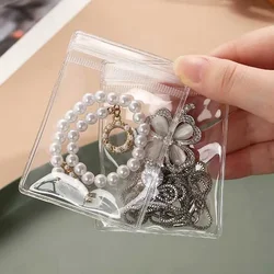 20/50/100PCS Antioxidant Jewelry Bag Jewelry Ring Earring Storage Bag Self Sealing PVC Transparent Portable Waterproof Dustproof