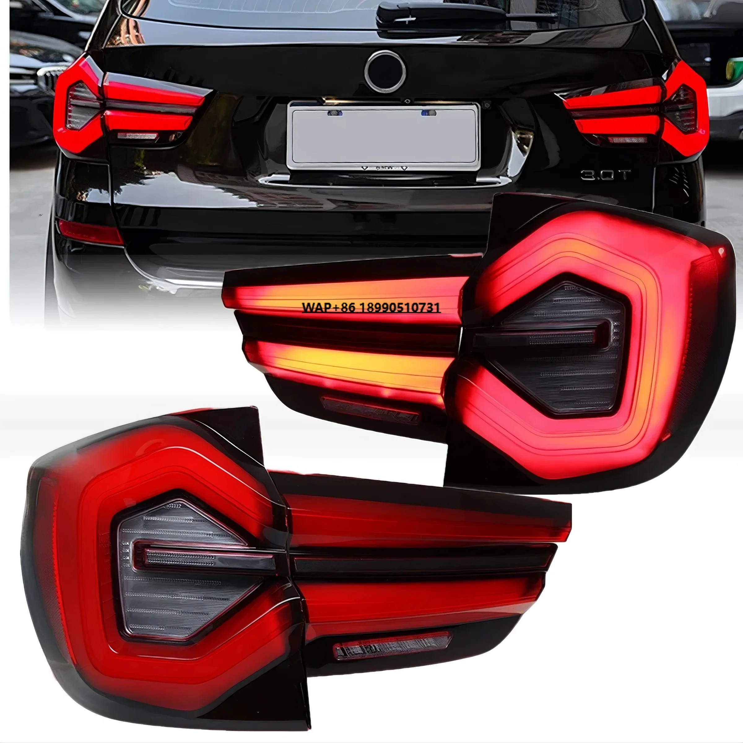 

Led Tail Lights Plug and Play Rear Lamp Upgrade for X3 F25 2010-2017 Turn Signal Brake Stop Lights Sequential Turn Signal