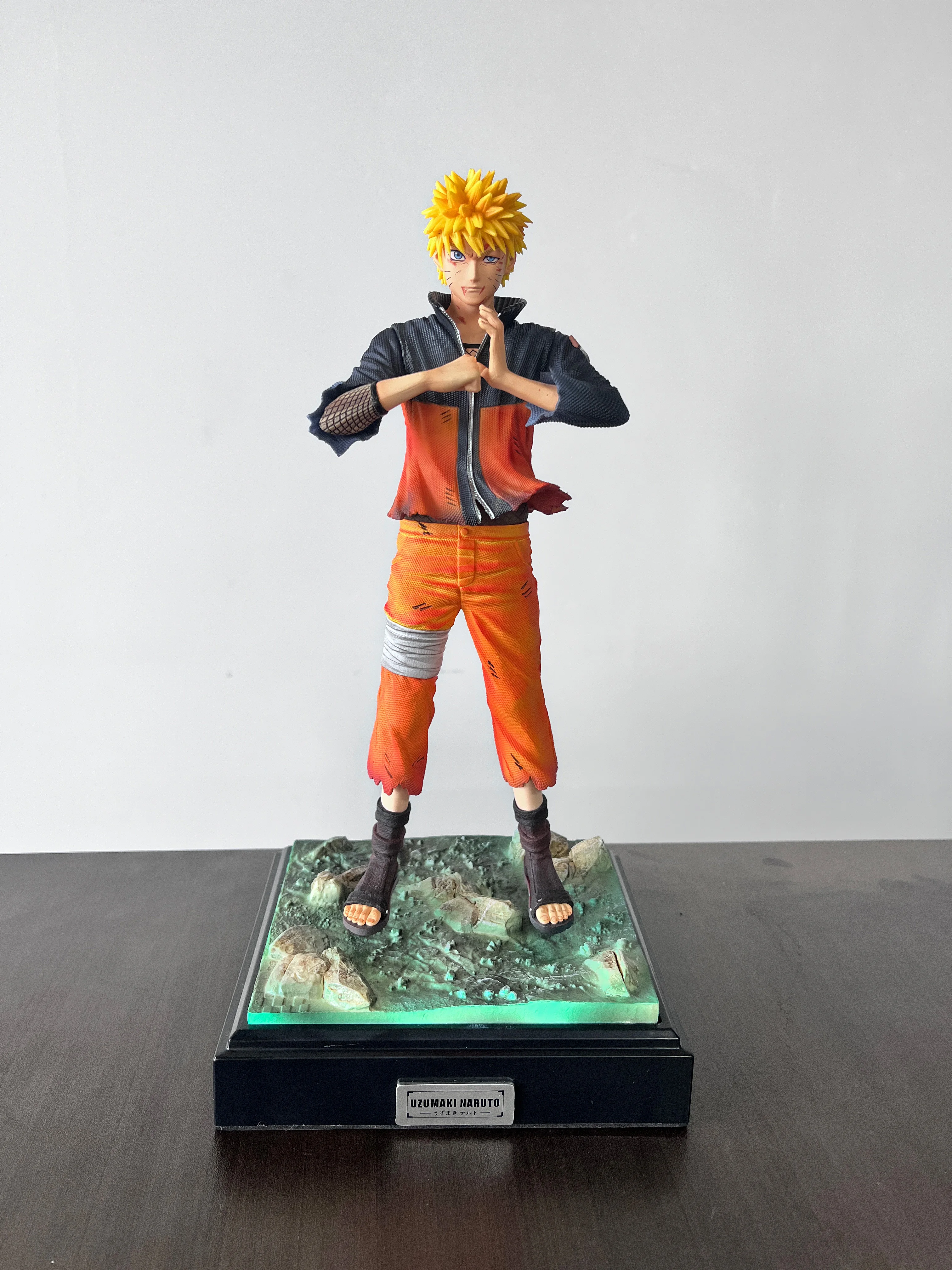

Naruto Naruto battle-damaged version Uzumaki Naruto anime figure statue desktop ornament collectible model toy gift