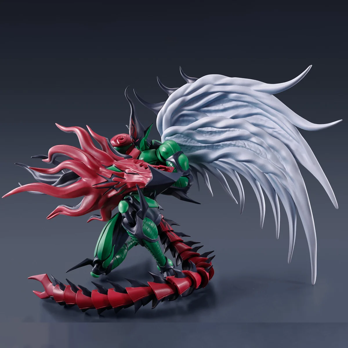 متوفر في المخزون الأصلي بانداي سبيريتس S.H.MonsterArts Yu-Gi-Oh! Duel Monsters GX - شخصية الرسوم المتحركة Elemental Hero Flame Wingman