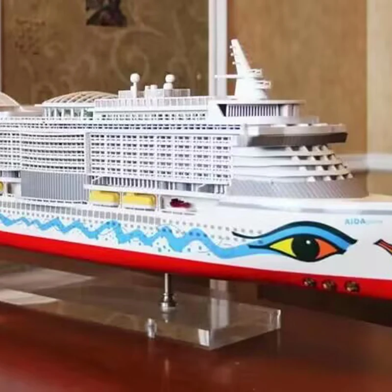 Modelo grande de crucero de lujo, juguete de barco ALDA, decoración de escritorio, regalo de oficina