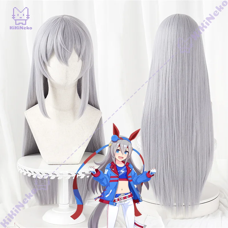 

Парик для косплея Uma Musume Cinderella Gray Tamamo Cross, парик для косплея Tamamo Cross, для вечеринок Comicon, для взрослых женщин и мужчин