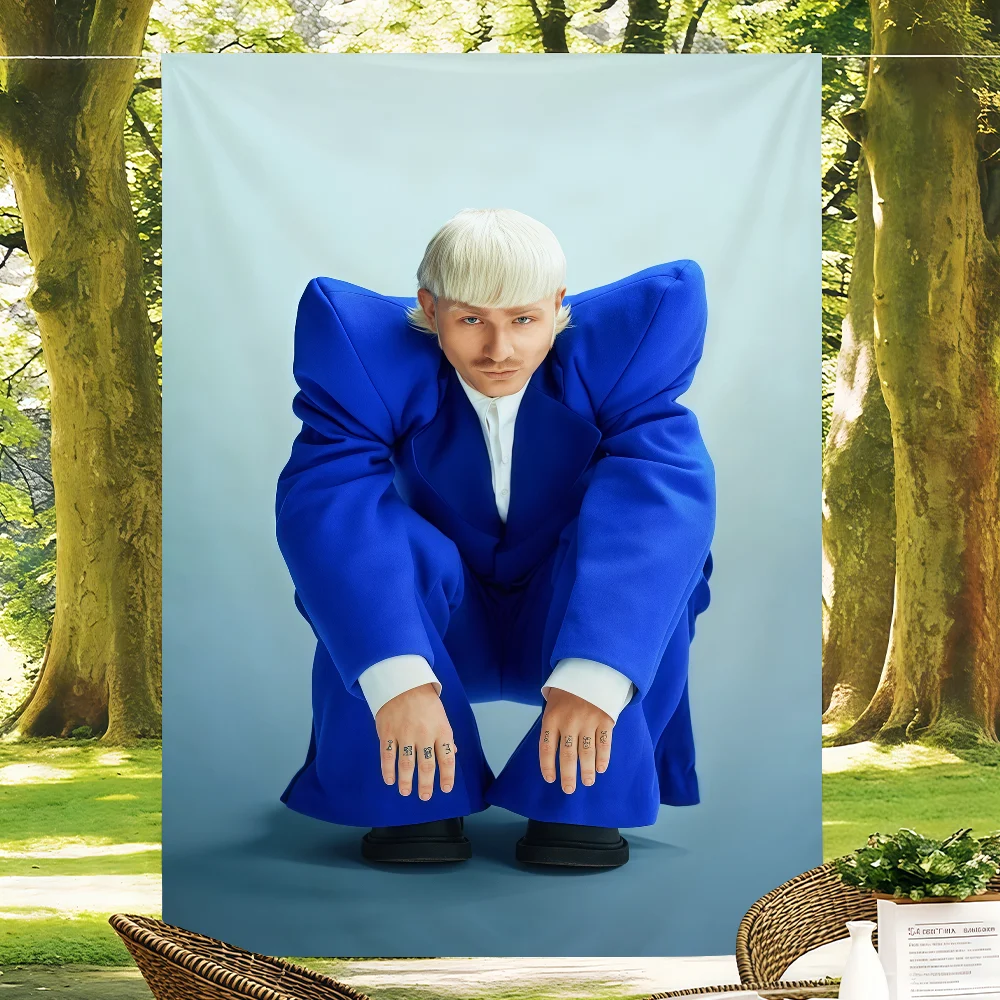 Sänger Joost Klein Kleinkunst-Flagge, geeignet für Outdoor-Camping-Partys, Hochzeiten, Wohnzimmer- und Schlafzimmerdekoration