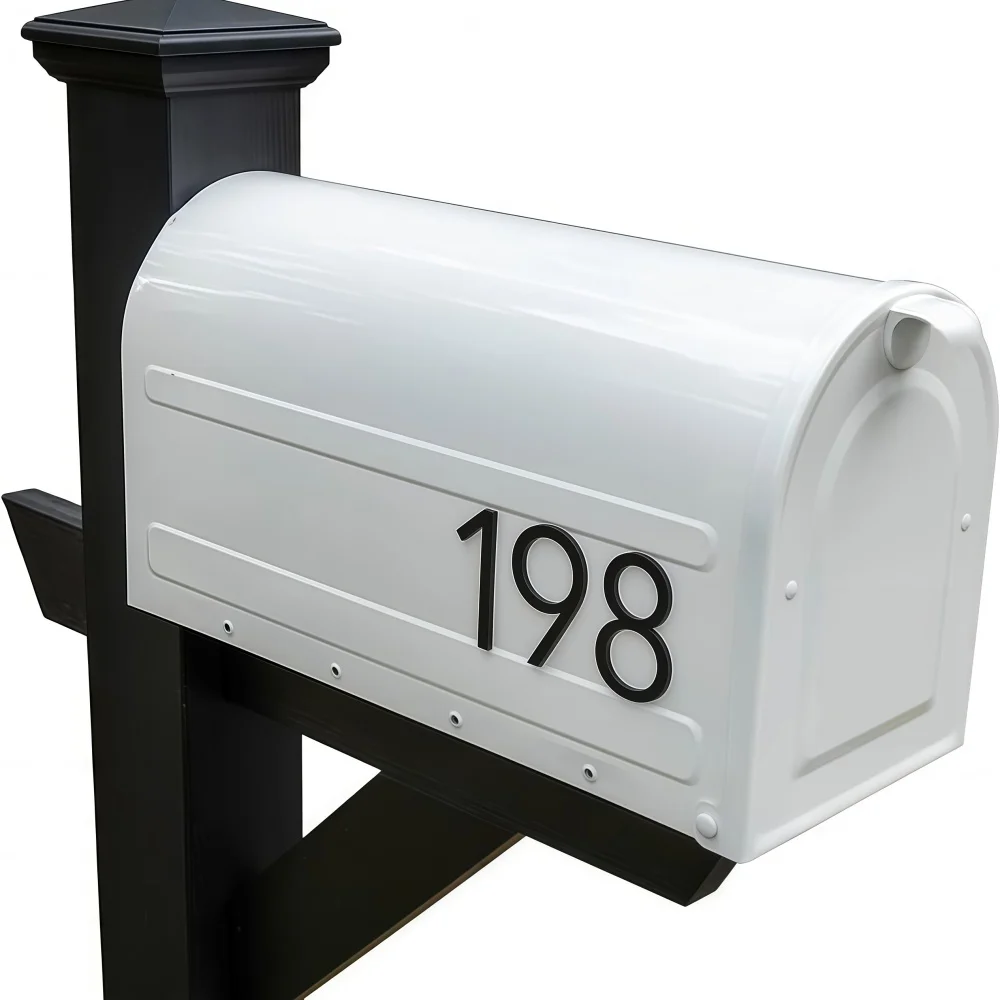 1PC Self Adhesive Email Number, Acrylic House Number, Office Door Address Number Stickers for External Use