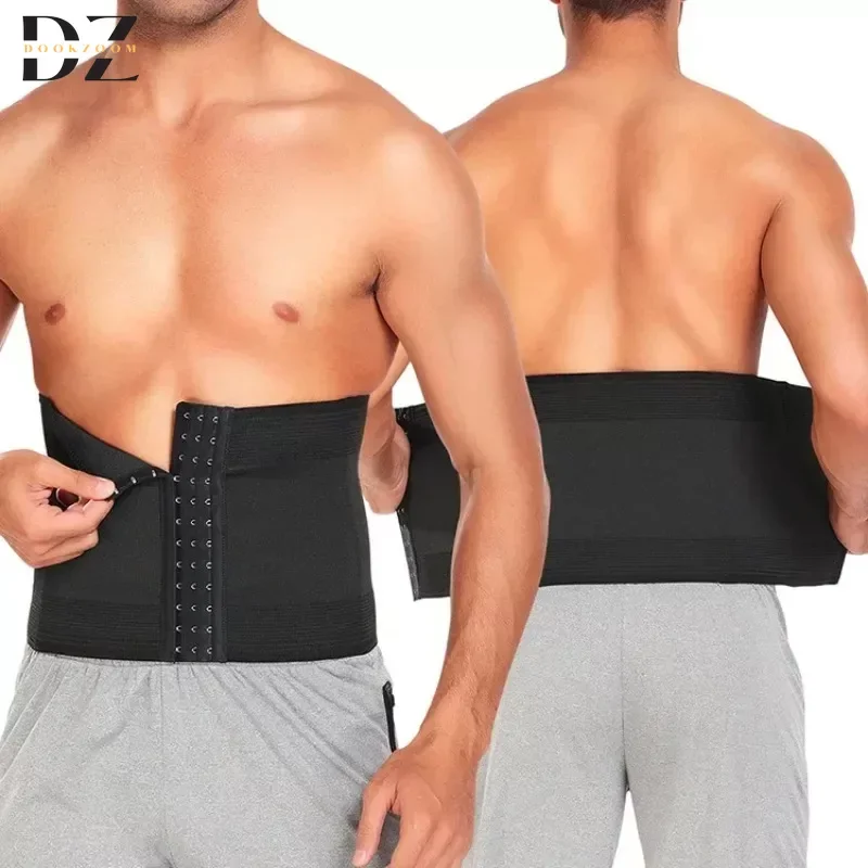 Body Shapewear Men Slimming Shaper Waist Trainer Cincher Trimmer Belt Corset Abdomen Belly Tummy Control Fitness Compression