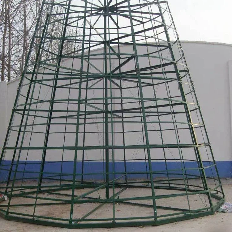 إطار معدني عالي الجودة لتزيين شجرة عيد الميلاد الكبيرة بطول 12 مترًا شجرة عيد الميلاد الاصطناعية العملاقة