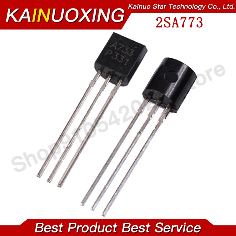 Transistor de tríodo, 100 peças, a733 2sa733 a-92, pnp ic