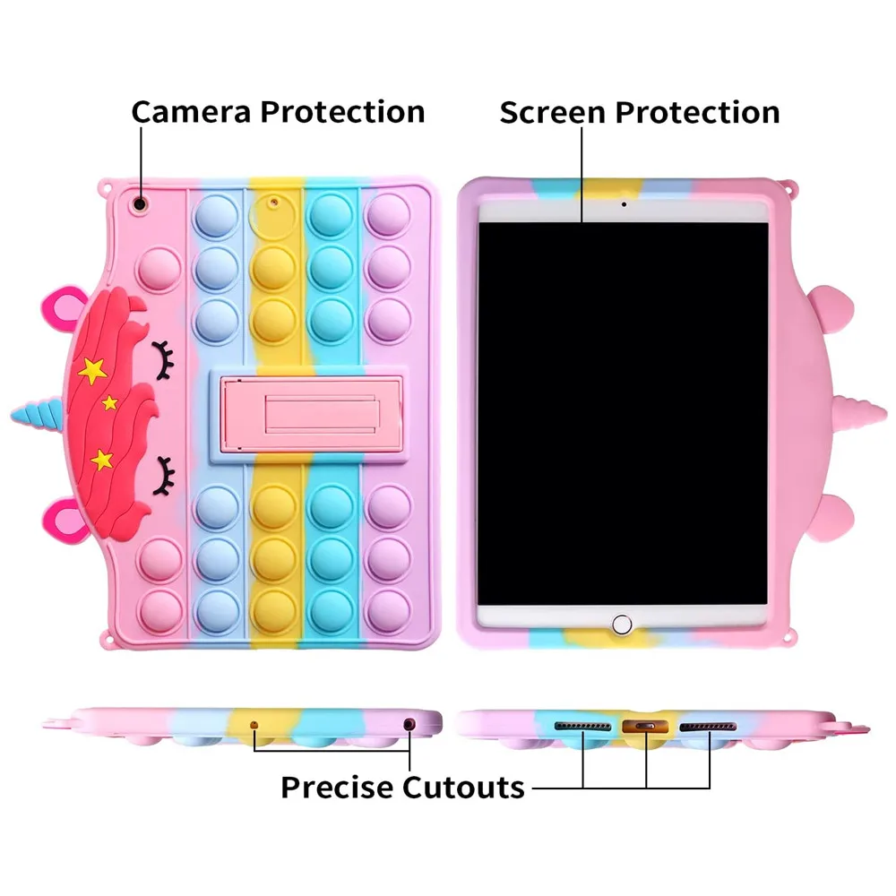 Kids Tablet Case For Samsung Galaxy Tab A7 10.4 T505 A 10.1 T510 A7 Lite 8.7 T220 8.0 T290 S6 Lite P610 A8 10.5 X200 Stand Cover