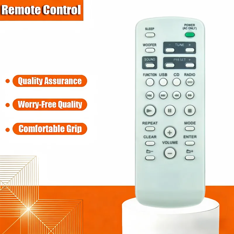 

KL Spot RMT-CG880A Remote Control Replacement Compatible with Sony RMT-CG50A RMT-CRS60A CFD-RG880CP MT-CG700A RMT-CG500A Radio C