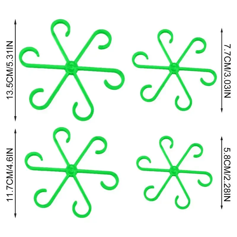 4pcs Climbing Plants Support Clips Flower stem collection Fixing rack Climbing support frame for Climbing Alocasia Monstera Vine