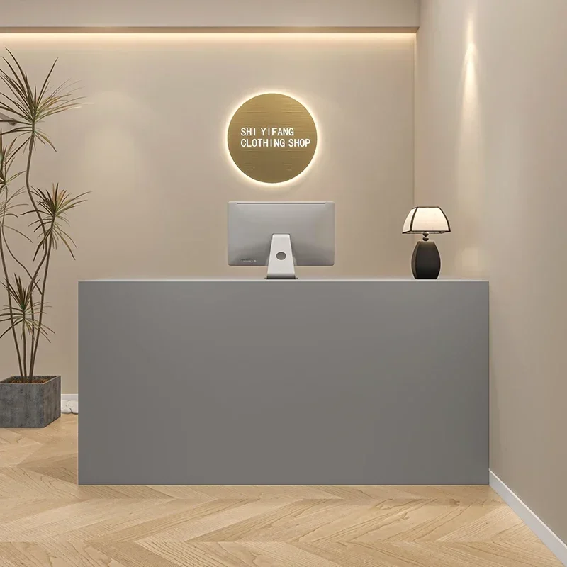 

Executive Lectern Reception Desk Office Modern Luxury Coffee Shop Front Desk Reception Spa Aesthetic Balcao Pra Loja Furniture