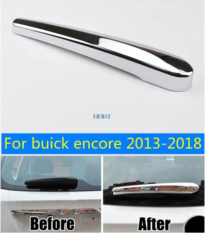 ABS Chrome 1pc Rear Window Wiper Arm Blade Cover Trim Molding Garnish Strip For Opel Mokka buick encore 2013-2018 Car Styling