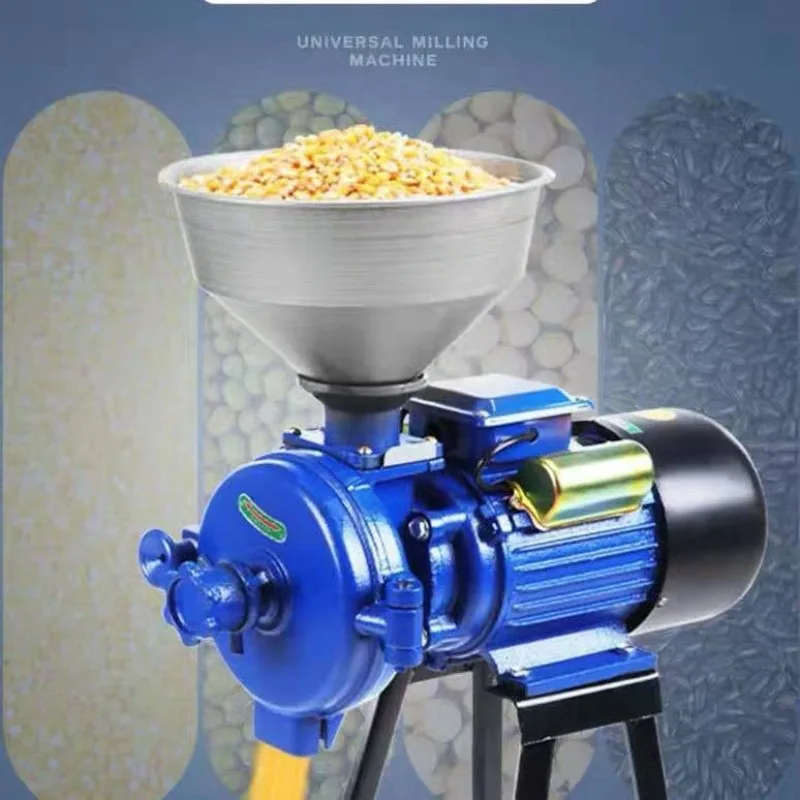 Corn crushing 150 pulper grinding feed dry and wet small grain ultra-fine milling machine