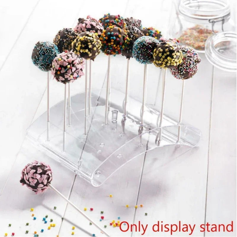 20 Hole Cake Lollipop Stand U-shaped Display Stand Base Shelf DIY Display Baking Tools DIY Bakeware Cake Stand