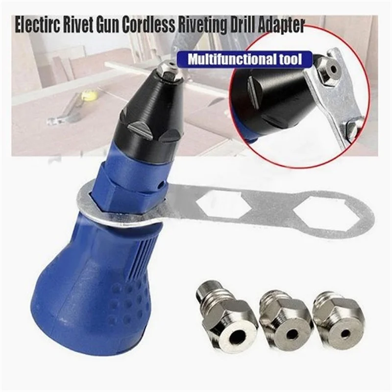 Electric Pull Drill Riveter Rivet Nut Guns Riveting Tool Cordles Insert Nut Tool Nut Tool Nail Gun Tools Parts  2.4 - 4.8mm