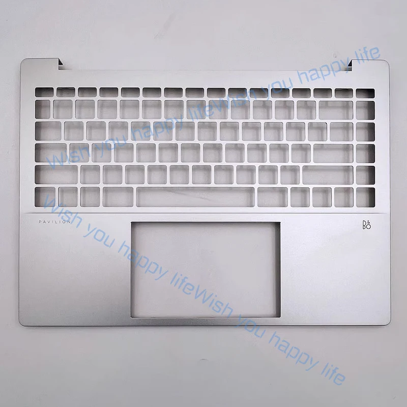 N... New Palmrest Upper Case C Cover Silver For HP Pavilion Plus 14-EY 14-EW Laptop
