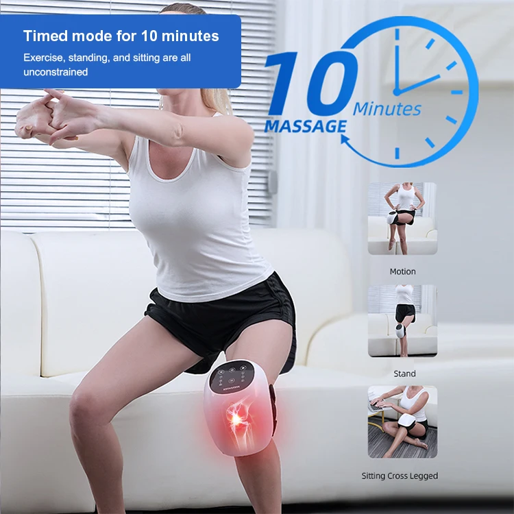 Bestsellers Draagbare Infrarood Rood Licht Elektrische Massager Knie Zorg Massager Machine Met Warmte Luchtcompressie