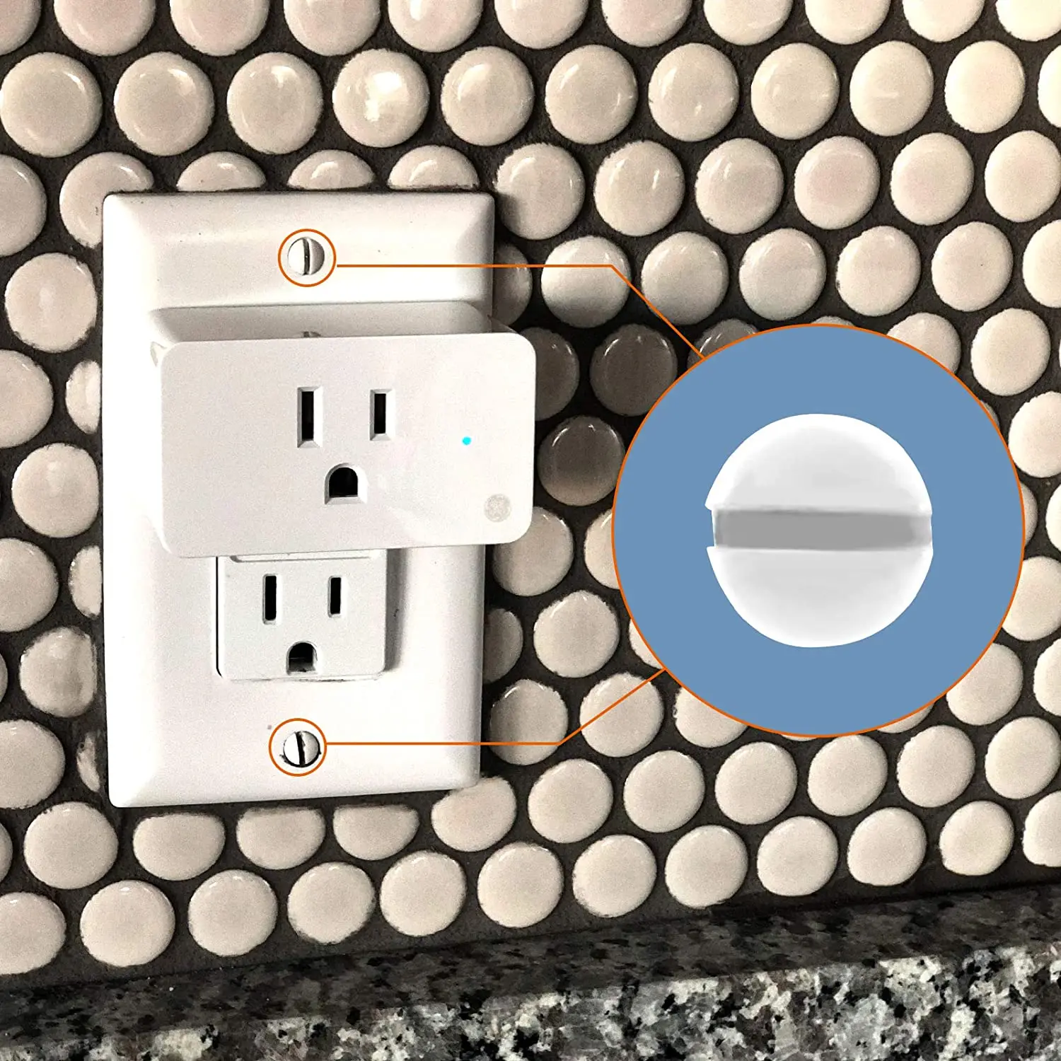 2025 Trend 240 Pcs 3/8 Inch Long 6-32 Thread White Wall Plate Screws Outlet Cover Screws Wall Plate Screws Electrical Screws