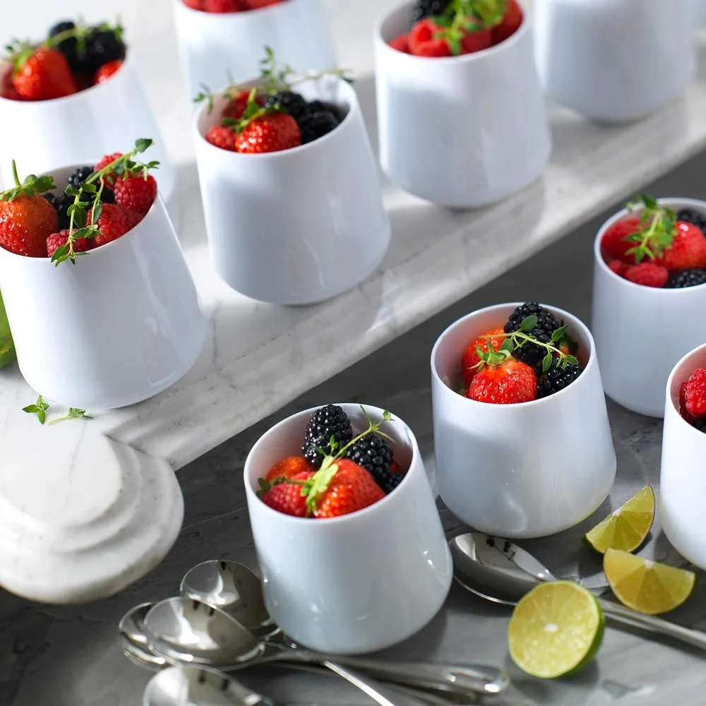 مجموعة كؤوس النبيذ غير القابلة للكسر مكونة من 4 قطع، أواني زجاجية بلاستيكية تريتان 12 أونصة للاستخدام الداخلي والخارجي، باللون الأبيض #4