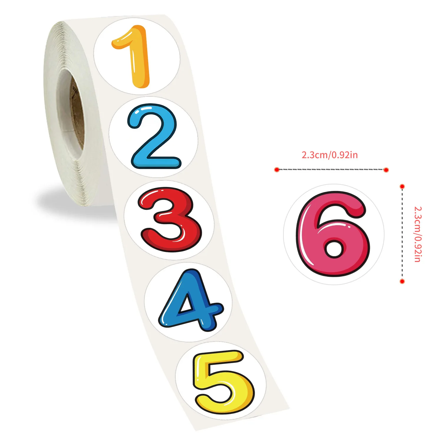 500PCS Cute Numbers Graffiti Stickers Exquisite Fashion Sticker for Phone Computer Notebook Stationery DIY Toys Secret