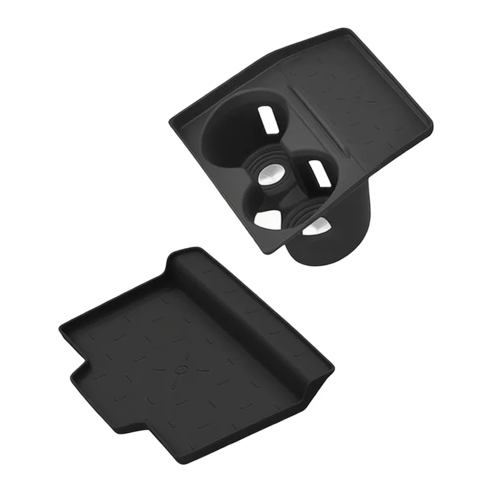 As Shown In The Figure Center Console Mat Set TPE Material Construction Anti-Slip Texture Precise Dimension Match