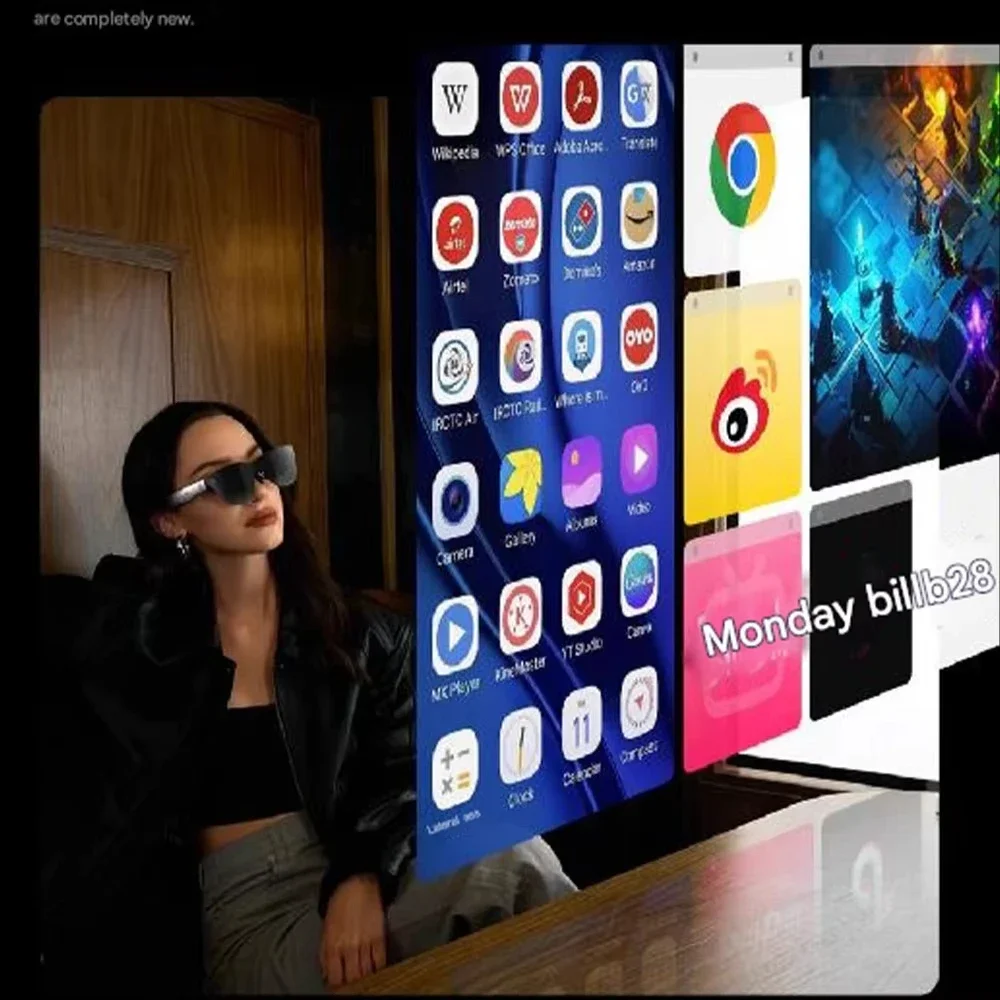 TCL Rayneo Air 3 Smart AR Glasses HD Viewing Portable Screen 120Hz High Refresh JoyDock Handheld Giant Screen VR Glasses