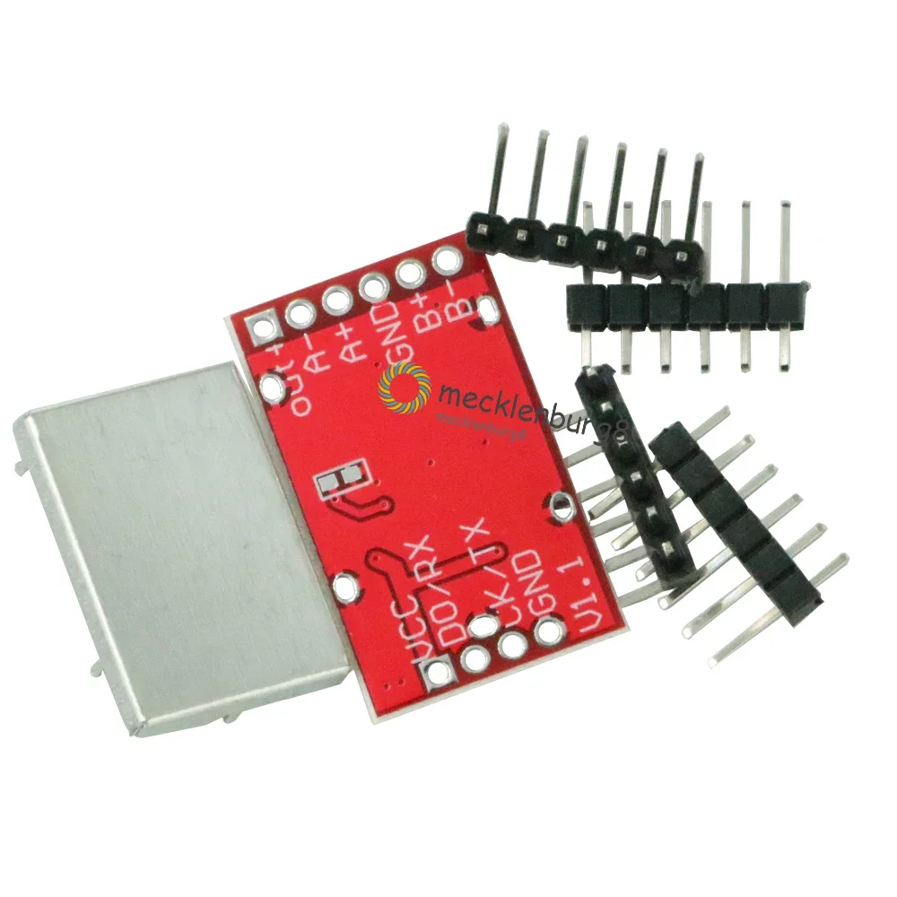 HX711 24-bit Dual-channel Weighing Sensor AD Module A/D Conversion 4.8-5.5V 1.6mA With Metal Shielding