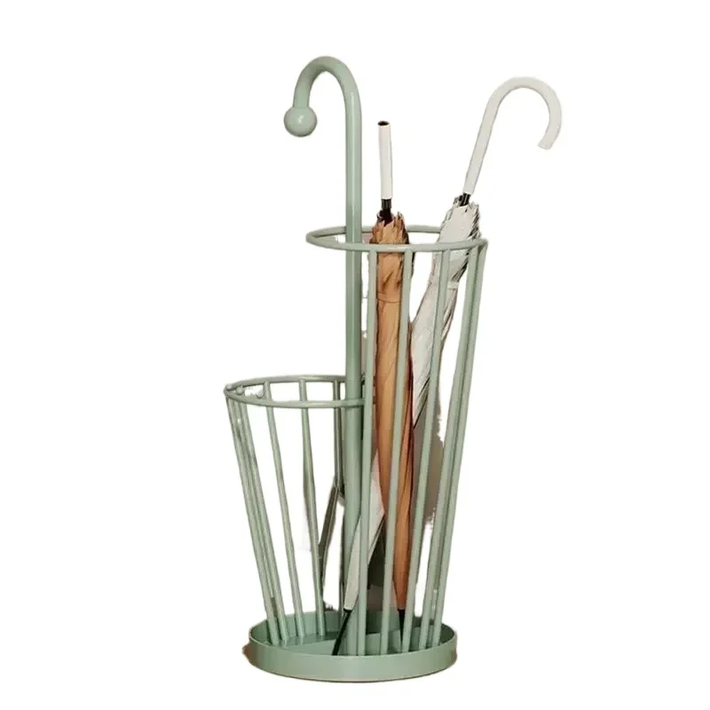 

DurableUmbrella Storage Rack Large Capacity Commercial Iron Umbrella Bucket Household Floor-Standing Creative Door Umbrella Stor