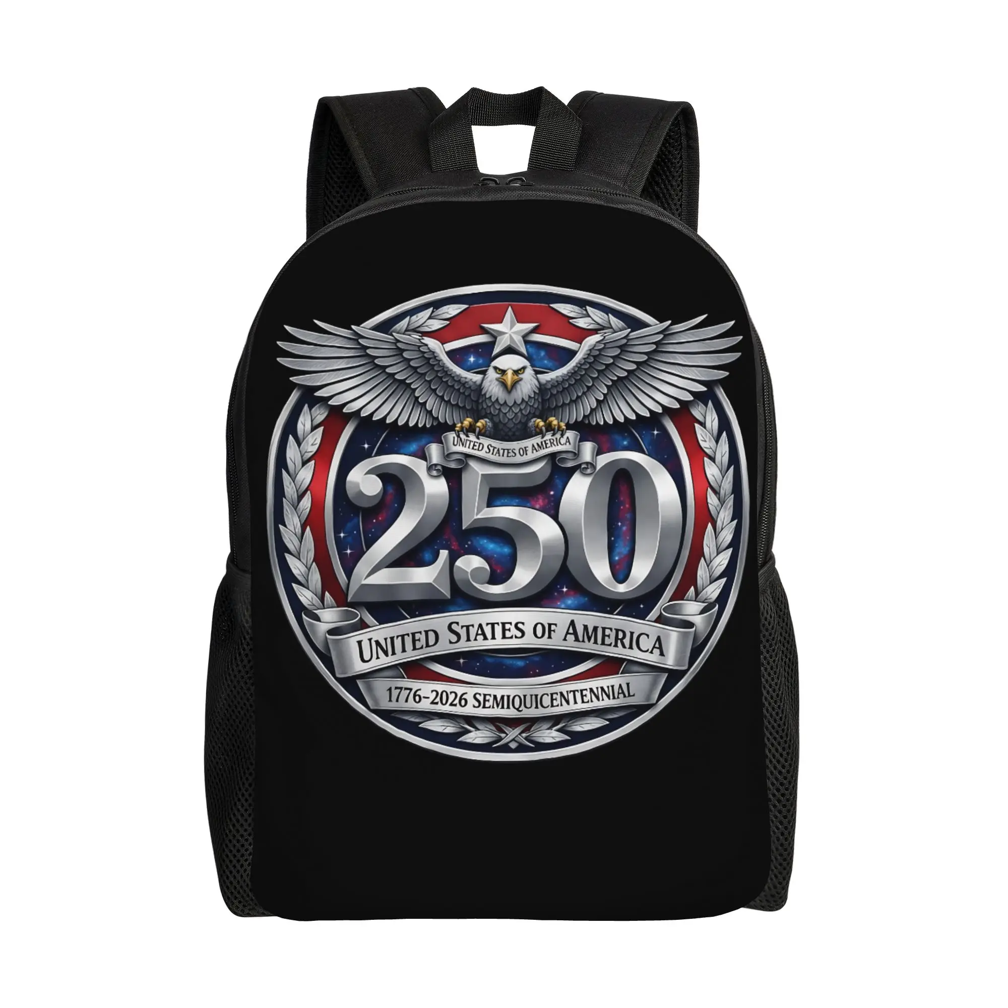 

1 шт. Сумка-портфель «250-летие США» с застежкой-молнией, подарок на день рождения, к началу нового учебного года