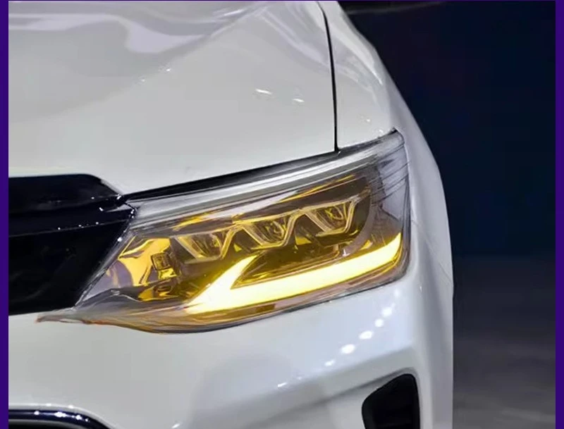 

Suitable For 15-18 Camry Camry Three-eye Headlight Assembly Modified LED Daytime Running Light Running Water Turn Signal