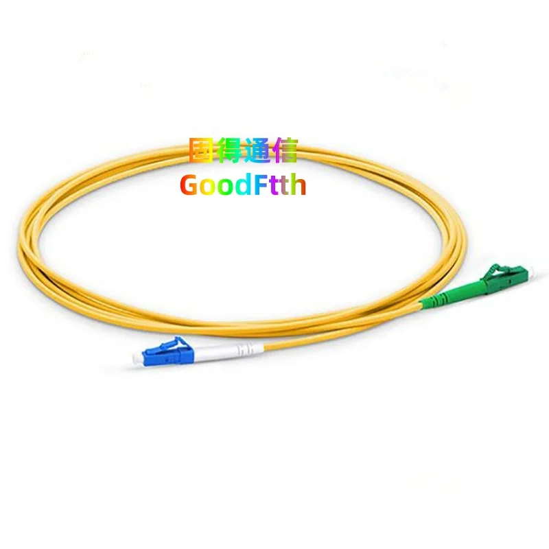 

Fiber Patch Cord Lead LC/APC to LC/UPC Jumper SM G652D G657A1 G657A2 Simplex 0.5m-300m Cable GoodFtth