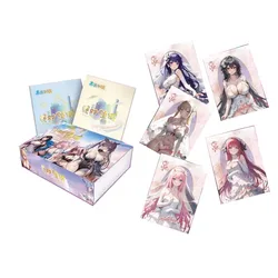 Cartas de colección de Goddess Story, paquetes de rompecabezas de campo de Terror absoluto, juegos de fiesta, tarjetas de Anime comerciales, 1 ud.