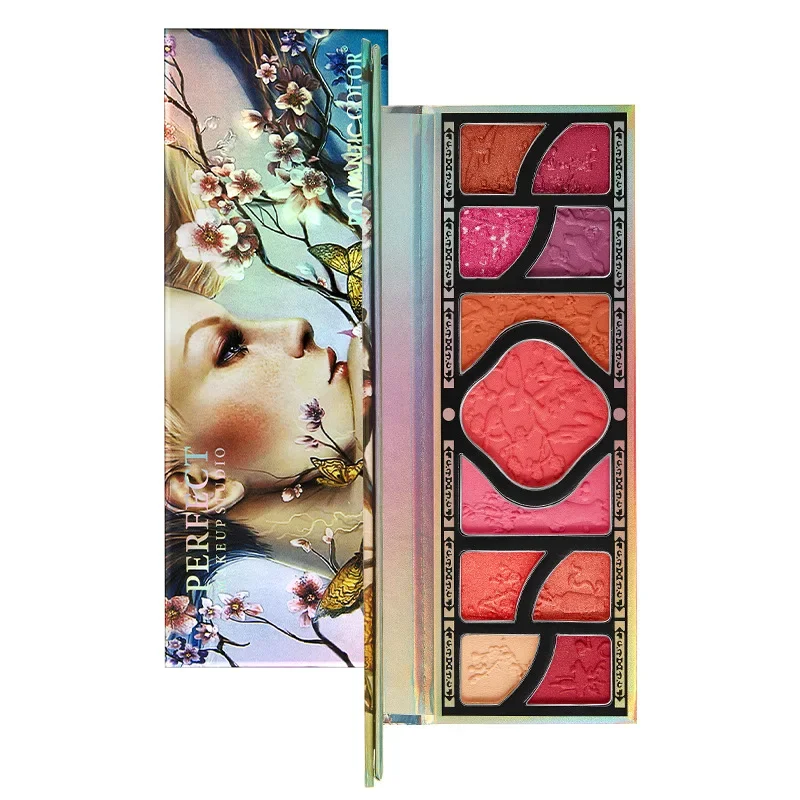 Chinese Ancient Style Luxurious Nude Glitter Eyeshadow Pallete Matte Shimmer Palette Long Lasting Powder Shadow Makeup Cosmetic