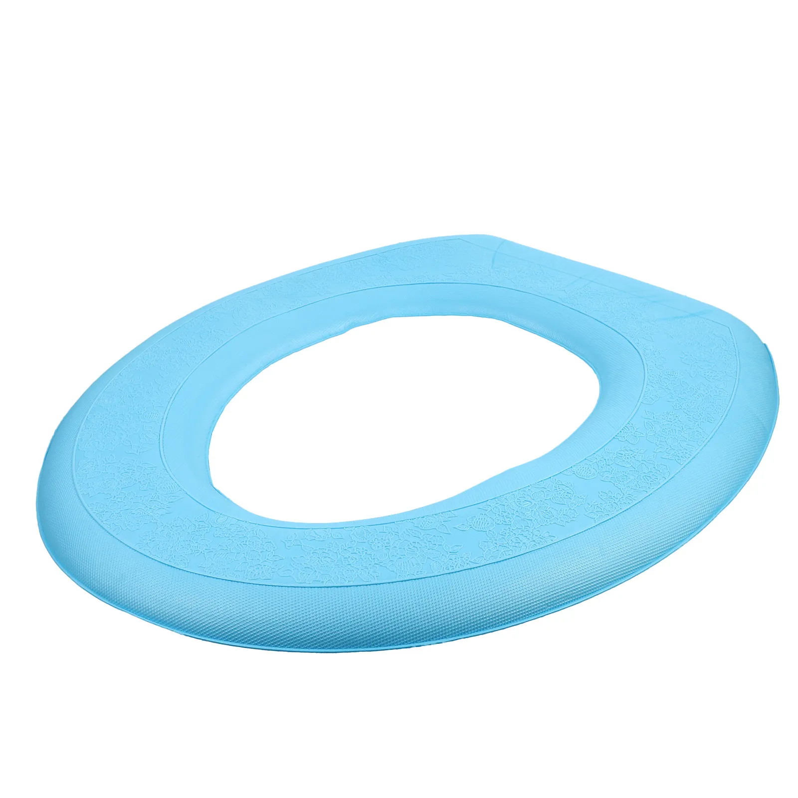Waterproof O-Ring Toilet Seat Cover Premium Eva Material Smooth Sleek Surface Comfortable Cushion for Bathroom Home Vacation